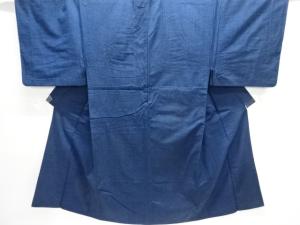 アンティーク　手織り紬男物着物アンサンブル